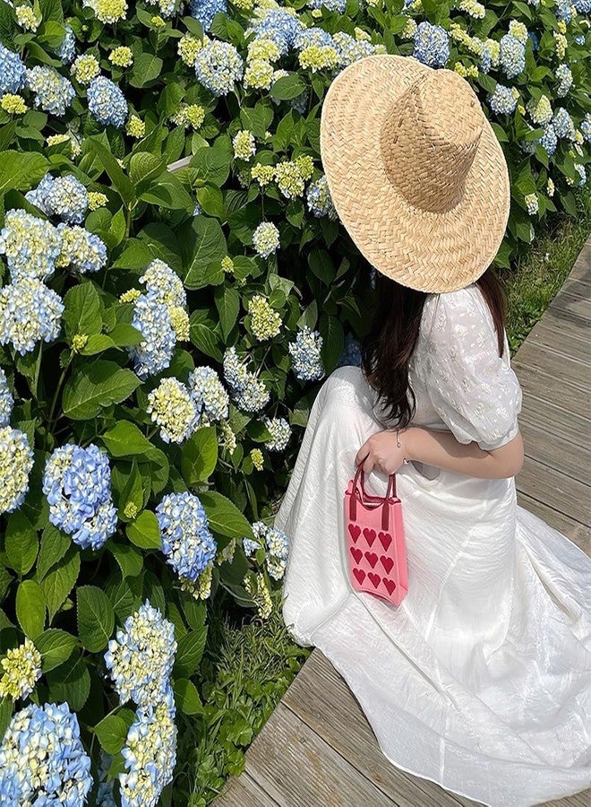 كون حقيبة هاتف Kawn للنساء - حقيبة أنيقة مطبوعة بقلوب، عصرية وعملية، خفيفة الوزن، حقيبة كتف قابلة للتعديل، محفظة صغيرة للهاتف المحمول، مثالية للسفر والشواطئ والاستخدام اليومي (وردي) - Image 3